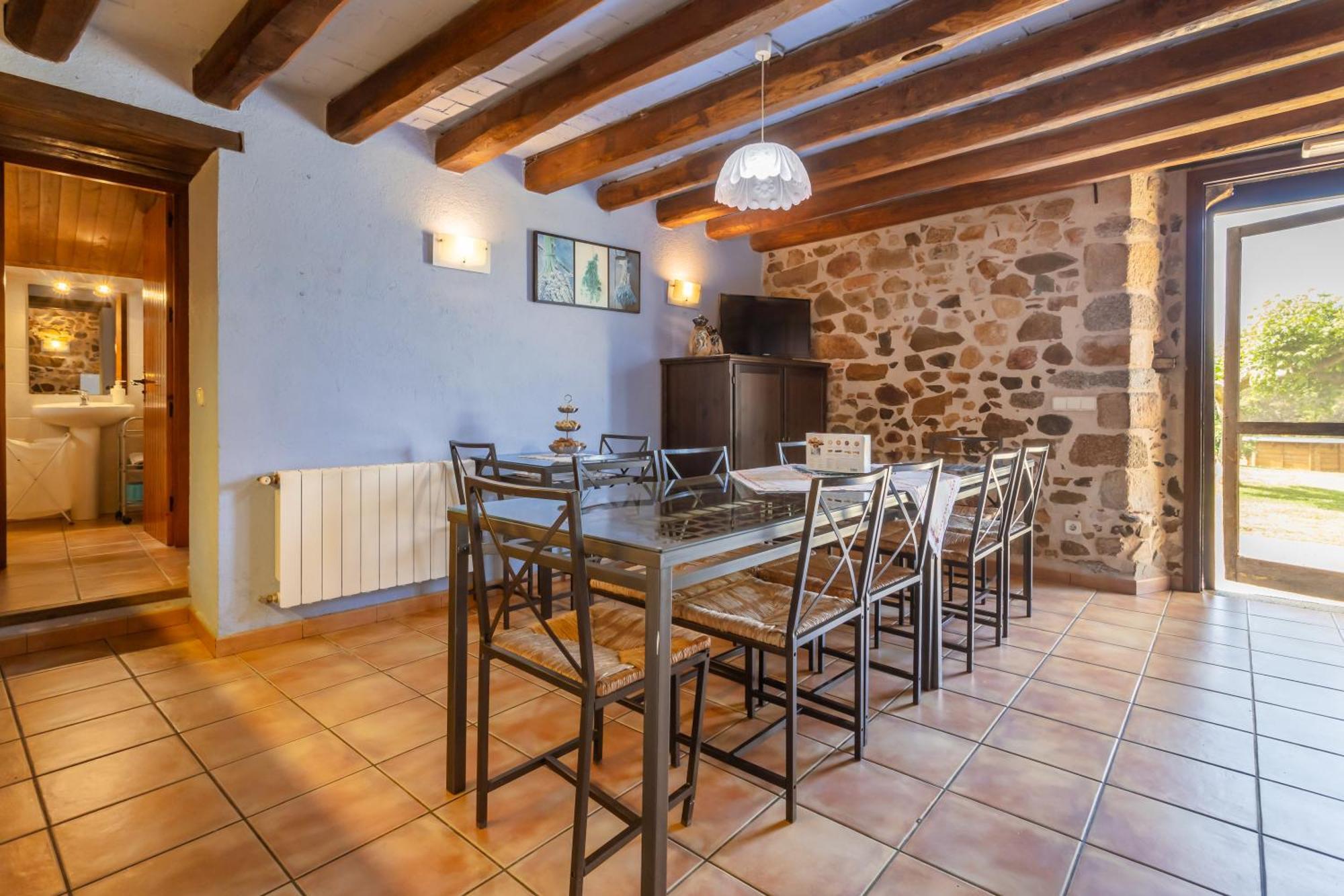 La Pahissa De Can Abras Casa Rural Girona Bagian luar foto